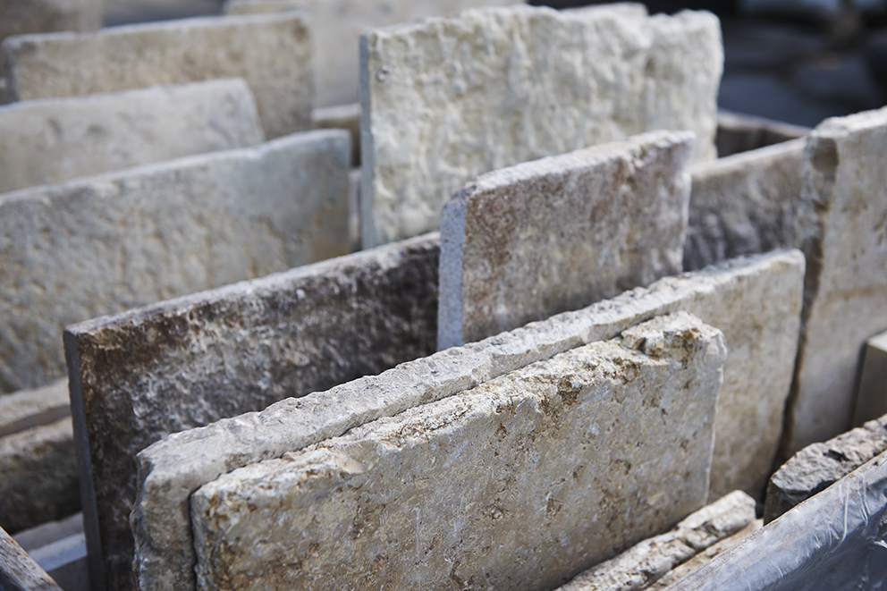 Antike Kalksteinplatten